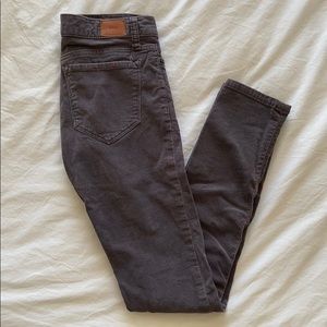 Gray corduroy pants BDG